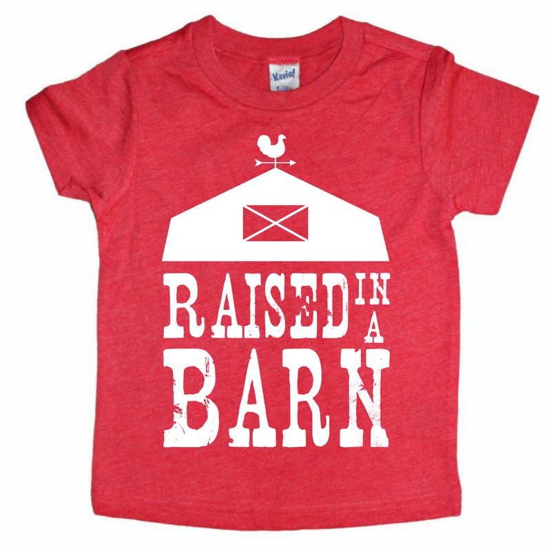 Raised in a Barn Kids T-Shirt