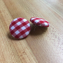 Load image into Gallery viewer, Gingham Earrings

